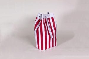 Popup Image: Red & White Striped Bag