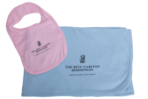 Popup Image: Baby Bib and Blanket