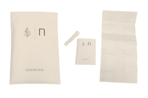 Popup Image: Eco-friendly Stone Paper and Paper Sanitary Bag Kit
