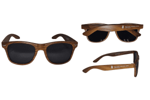 Popup Image: Wood Tone Sunglasses